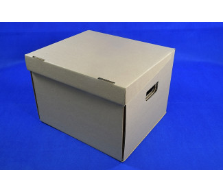 Archívna krabica 3VL E – typ A vonkajší rozmer 350x250x310 krabica s odklápacím vrchnákom
