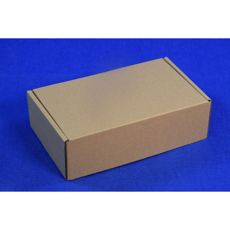 Čajová krabica 3VL E 21x12x6,5 bielo – hnedá